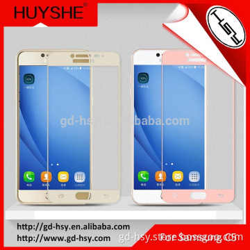HUYSHE for Samsung Galaxy C5 waterproof 2.5D full cover tempered glass screen protector